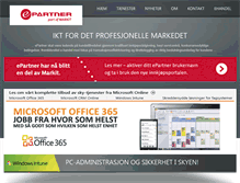 Tablet Screenshot of epartner.no